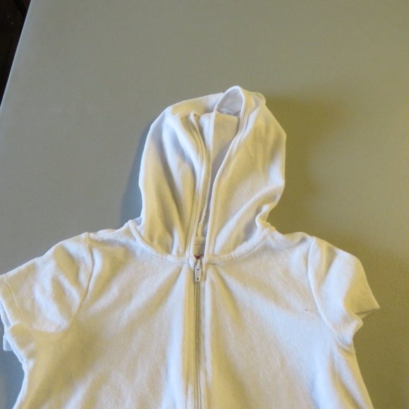 White Swim Cover Up Size Large 10/12 - Picture 2 of 6